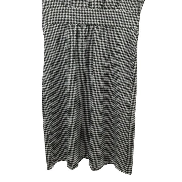 Maurices Black White Houndstooth Plaid Check Dress Size 3/4 Sleeveless NEW - Picture 12 of 12